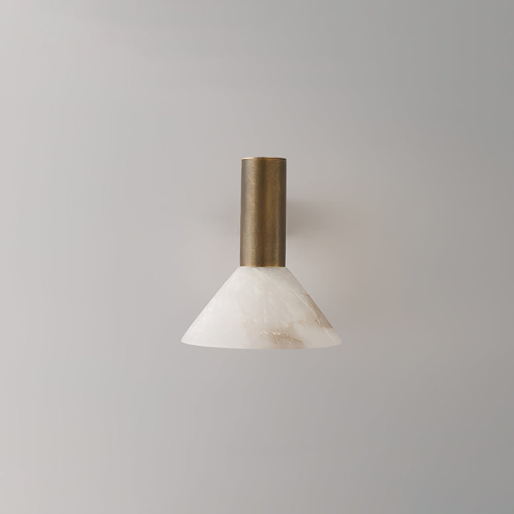 Eurnoria Cone Alabaster Wall Light | ventumra