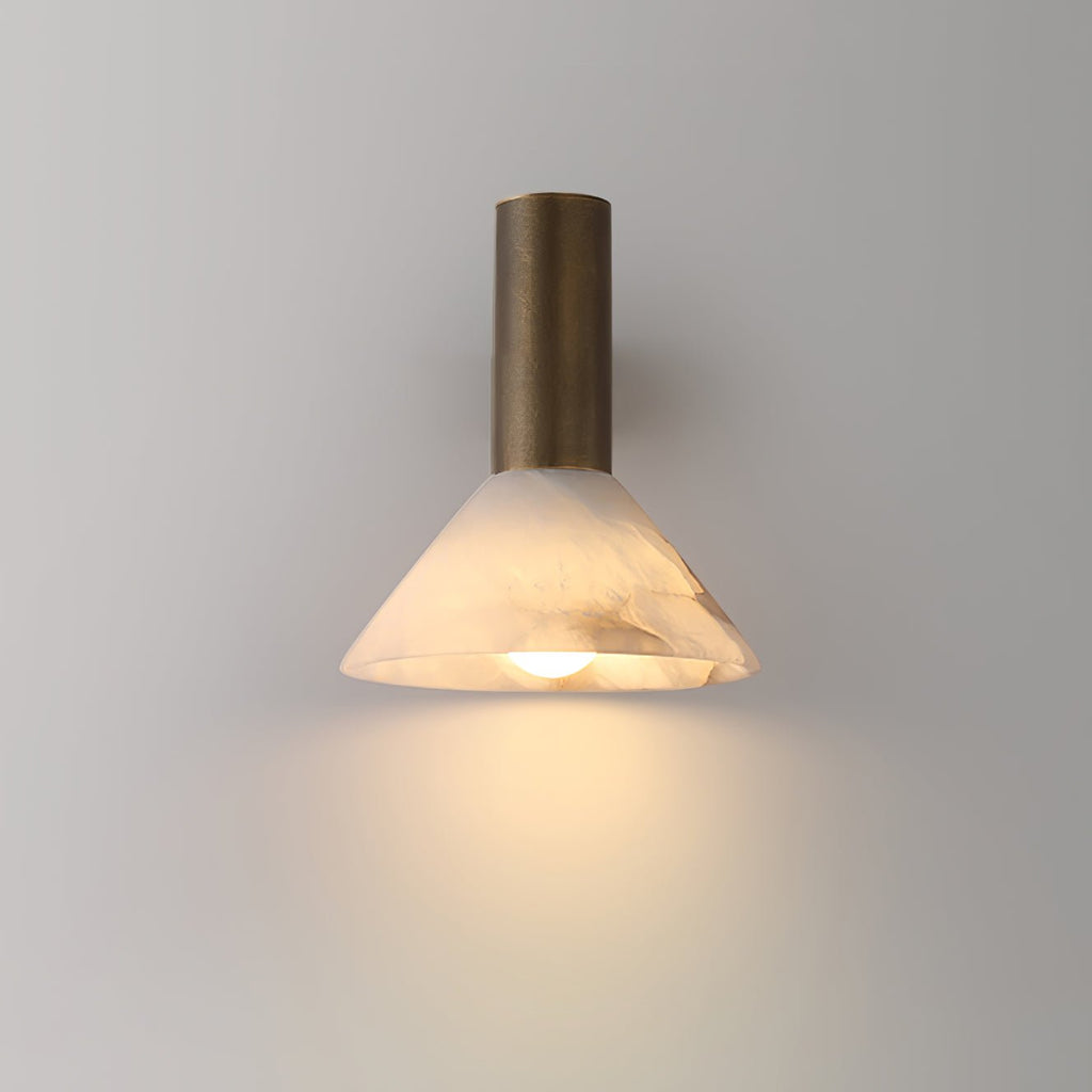 Eurnoria Cone Alabaster Wall Light | ventumra