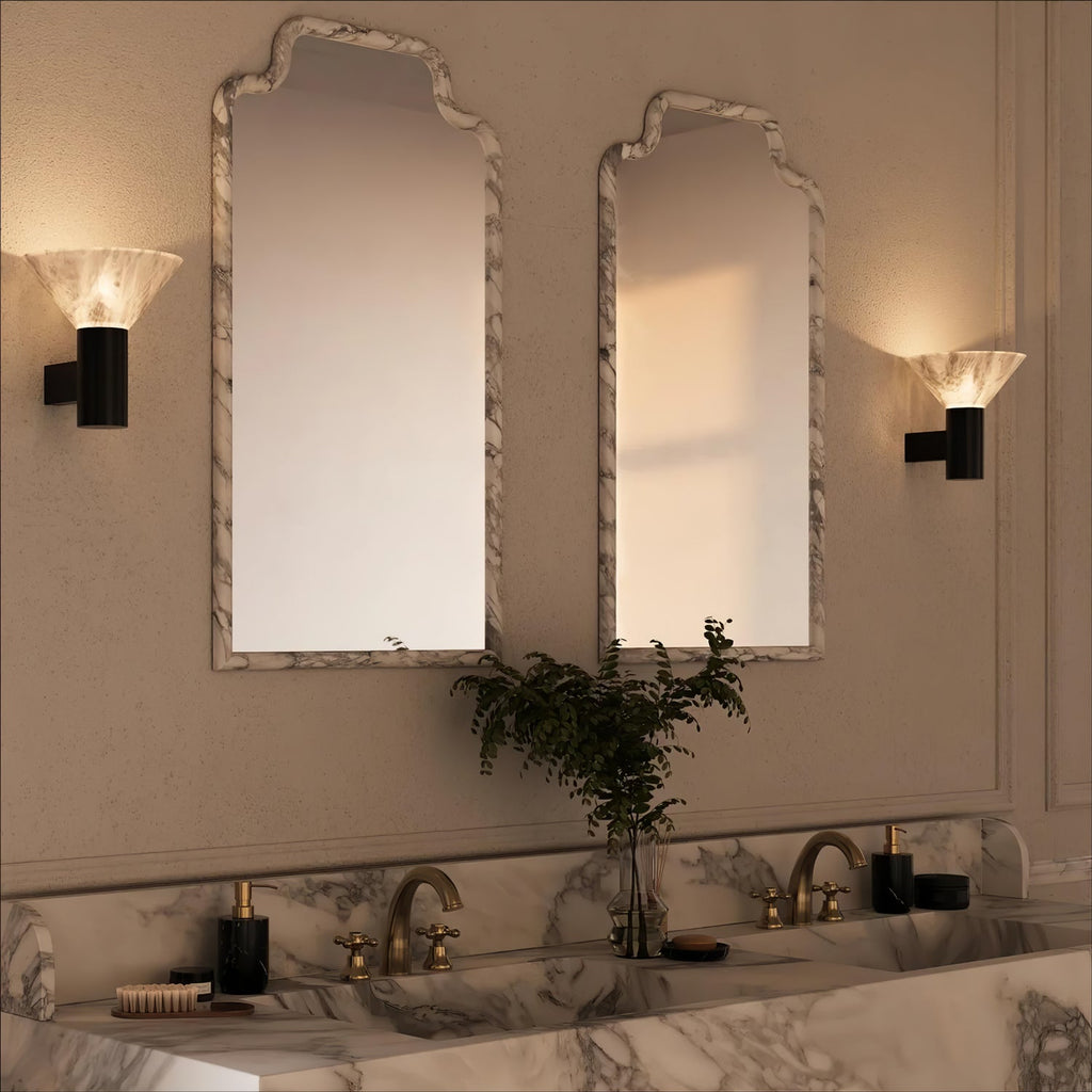 Eurnoria Cone Alabaster Wall Light | ventumra