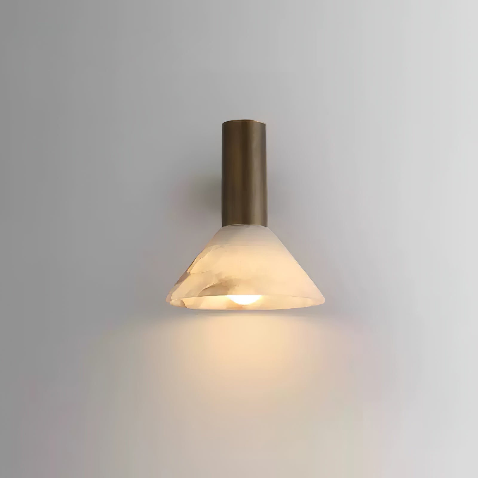 Eurnoria Cone Alabaster Wall Light | ventumra