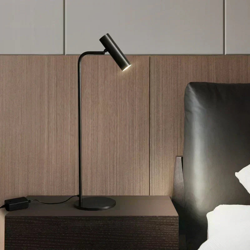 Aurelan Satin Brass Table Lamp With Adjustable Head