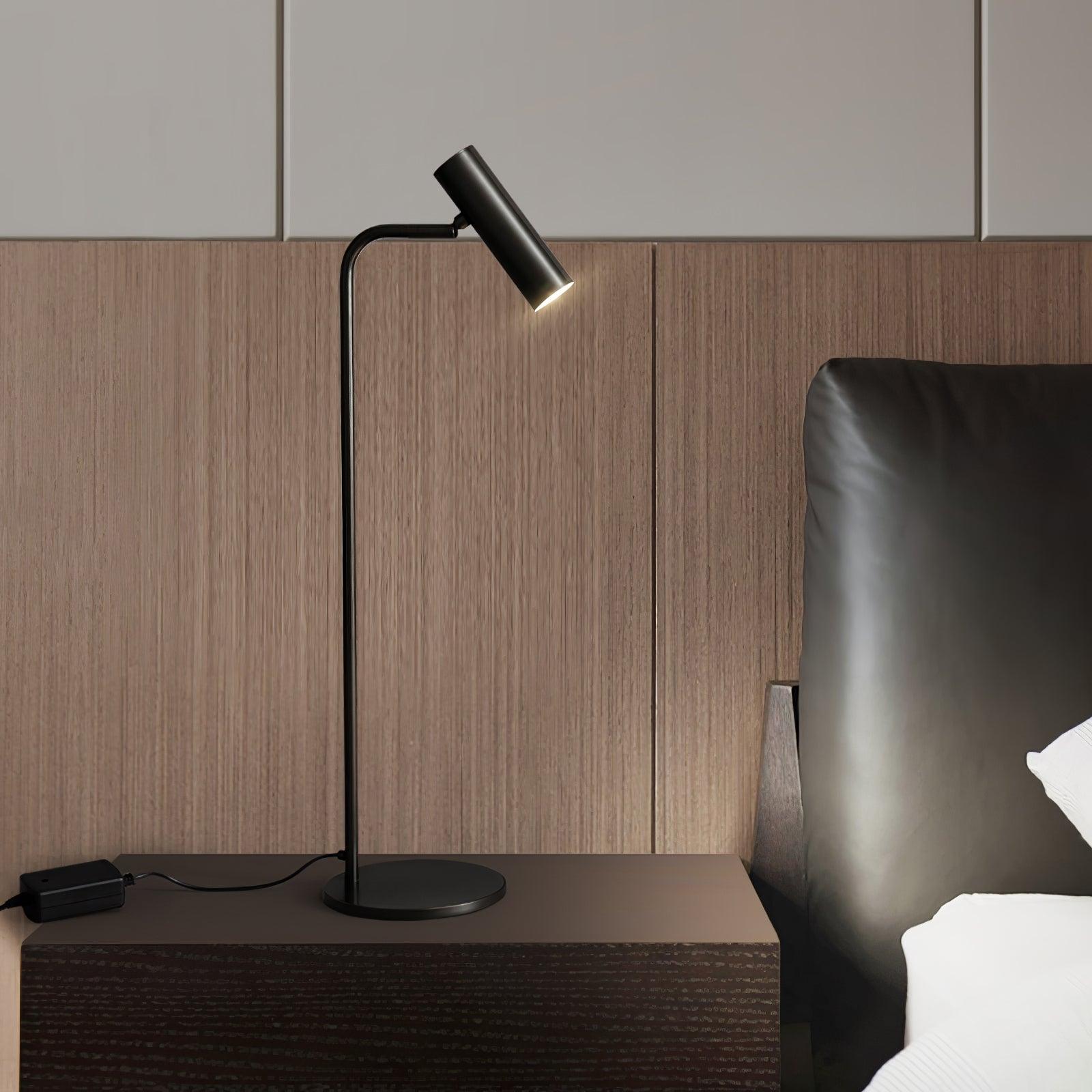 Aurelan Satin Brass Table Lamp With Adjustable Head