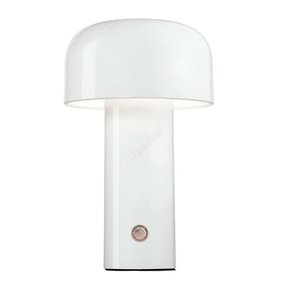מנורת לילה ניידת LumaNova עם USB — תאורה קומפקטית ללא כבל, בקרי מגע, בהירות וגוונים מתכווננים מחמים לקרים