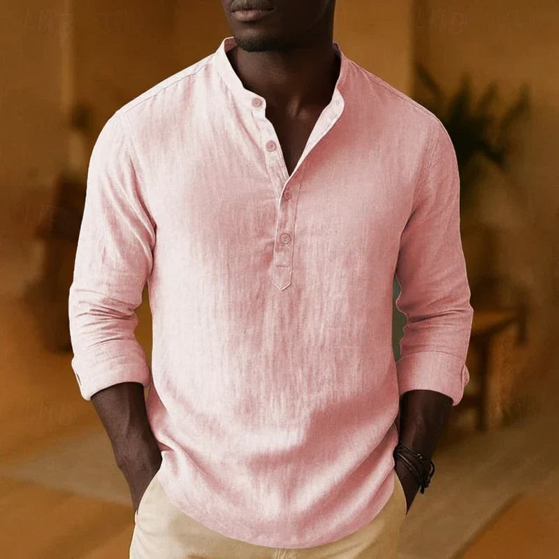 Tramel Men's Relaxed Fit Long Sleeve Casual Shirt | ventumra