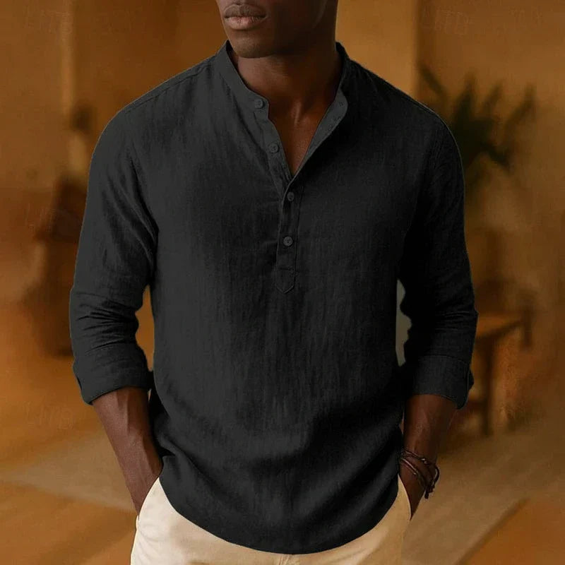 Tramel Men's Relaxed Fit Long Sleeve Casual Shirt | ventumra