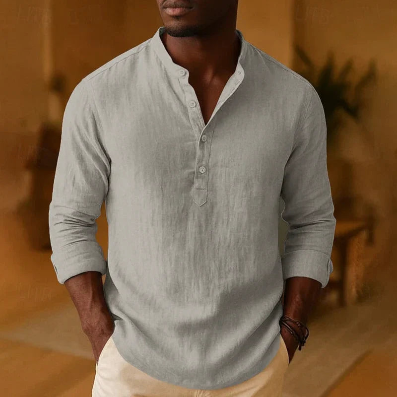 Tramel Men's Relaxed Fit Long Sleeve Casual Shirt | ventumra