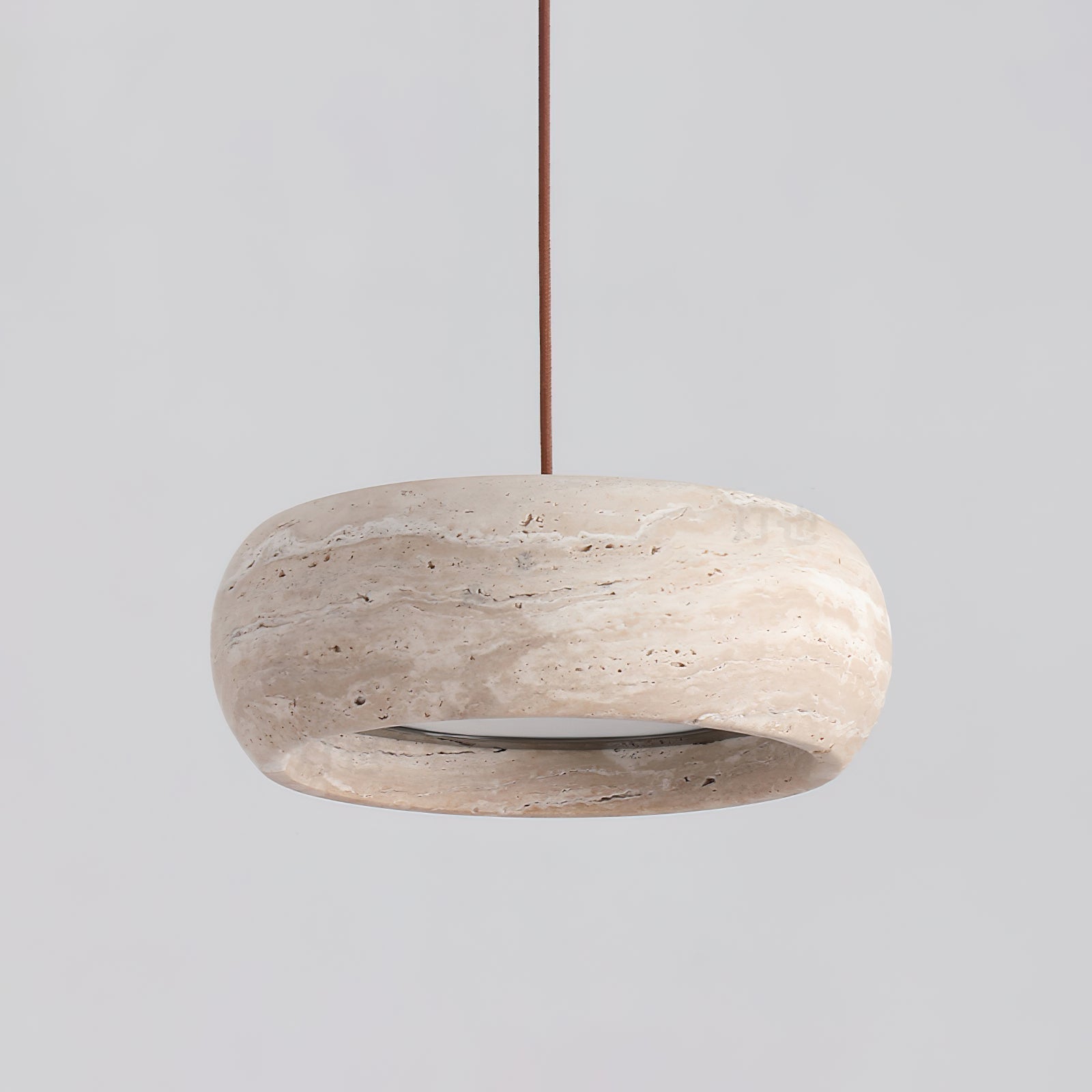 Tova Donut-Shaped Pendant Lights Travertine | ventumra