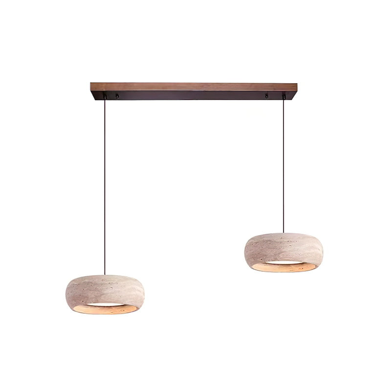 Tova Donut-Shaped Pendant Lights Travertine | ventumra
