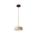 Tova Donut-Shaped Pendant Lights Travertine - Neutralighting