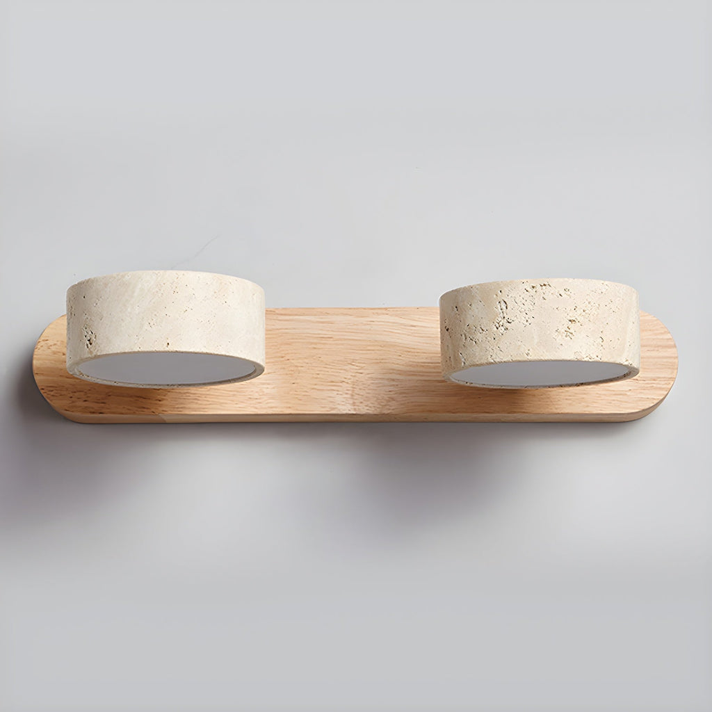Tuelo Travertine Indoor Wall Light Neutral | ventumra