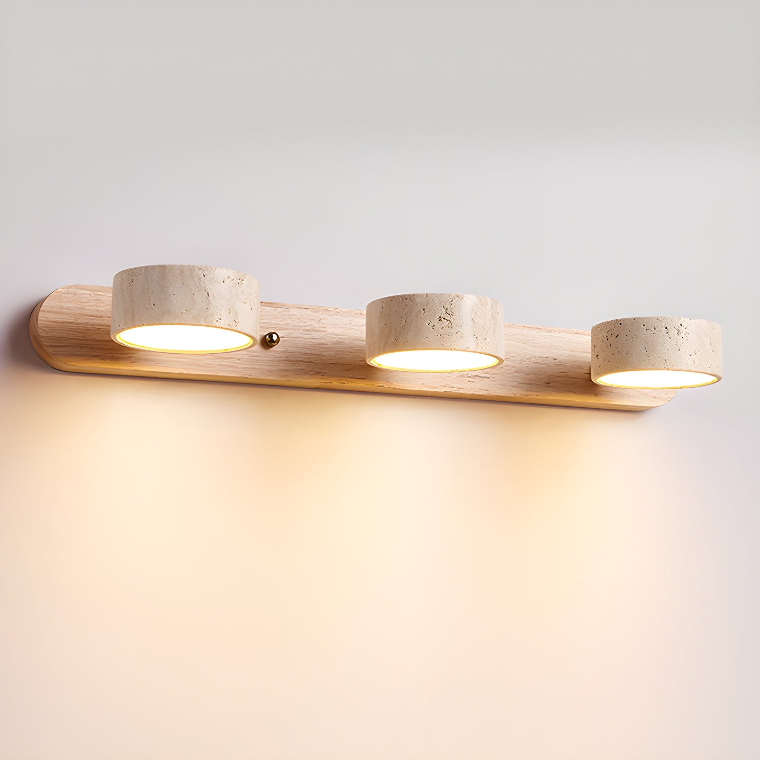 Tuelo Travertine Indoor Wall Light Neutral | ventumra