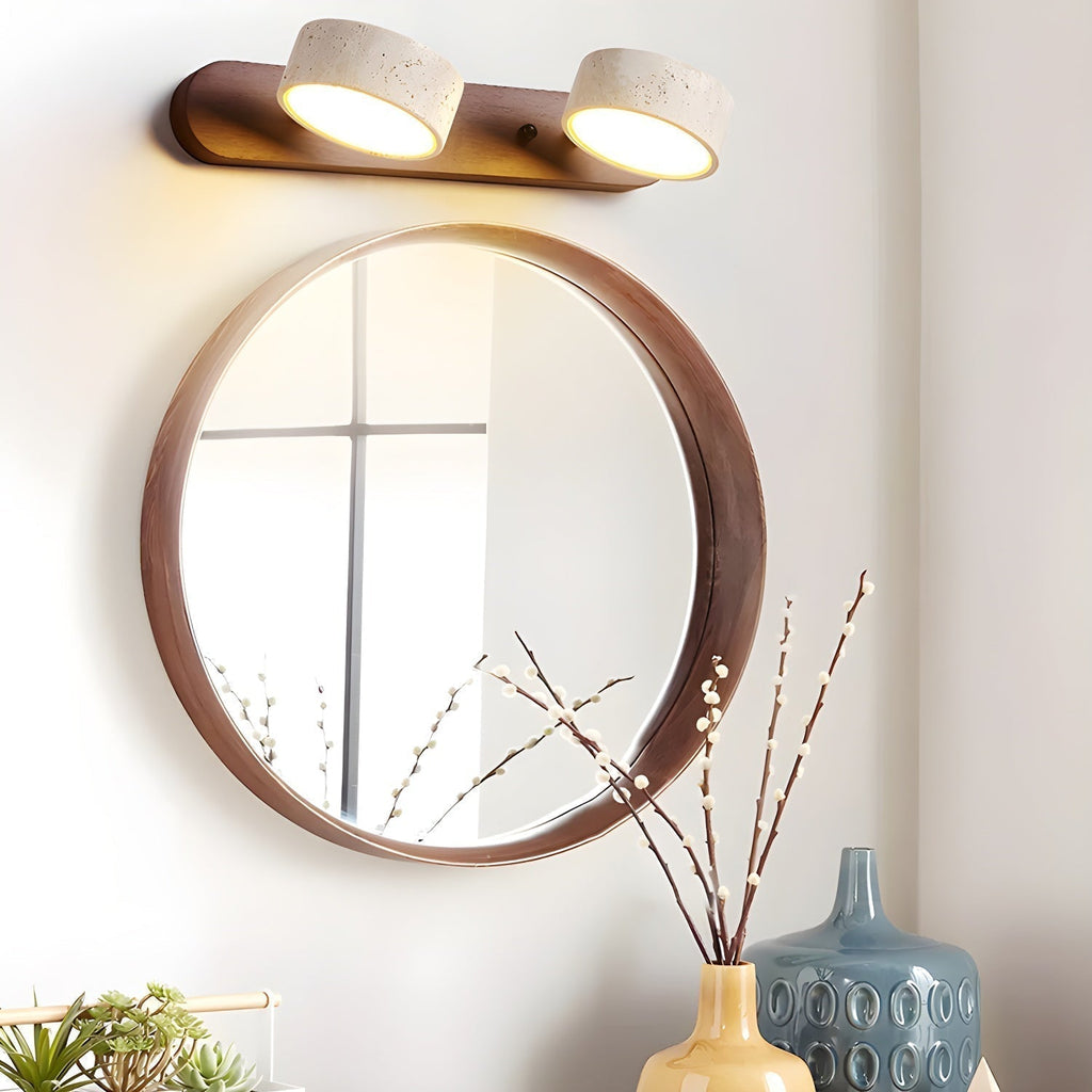 Tuelo Travertine Indoor Wall Light Neutral | ventumra