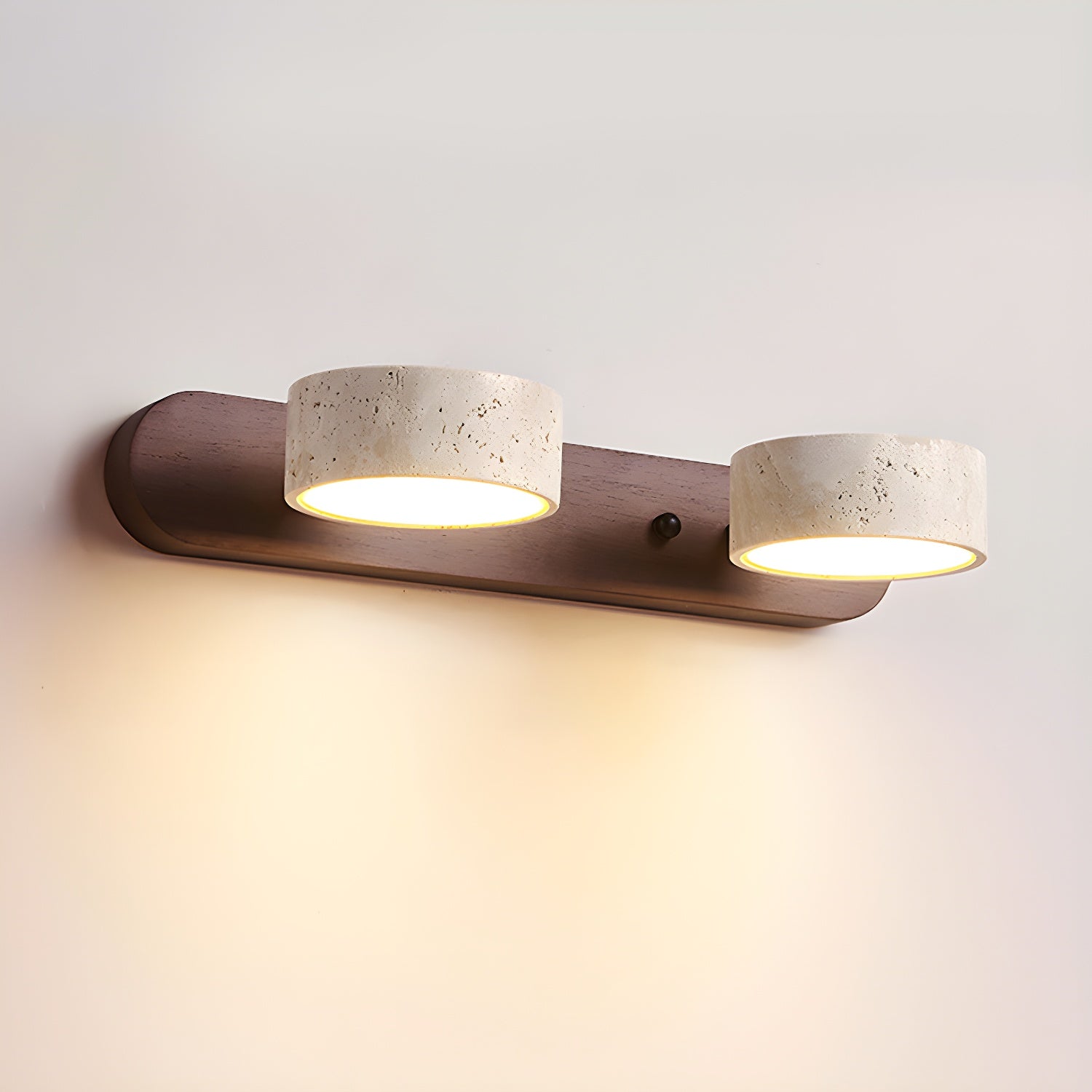 Tuelo Travertine Indoor Wall Light Neutral | ventumra