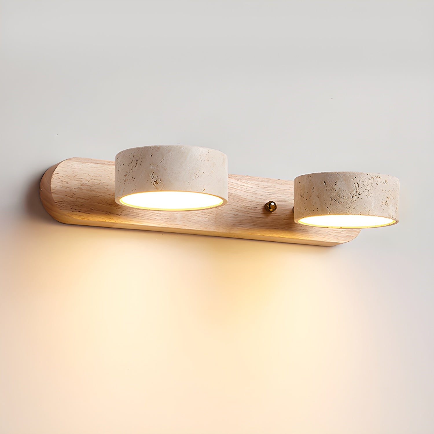 Tuelo Travertine Indoor Wall Light Neutral | ventumra