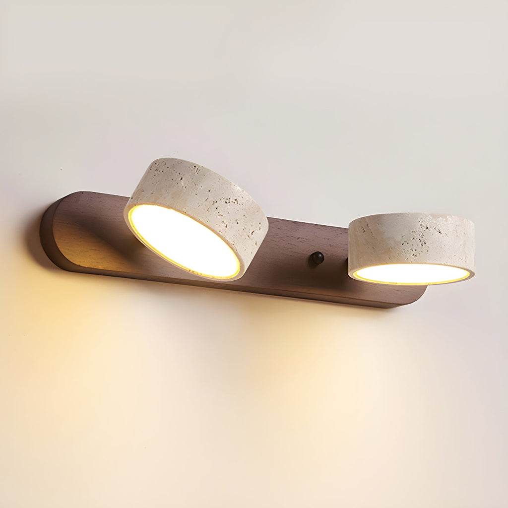 Tuelo Travertine Indoor Wall Light Neutral | ventumra