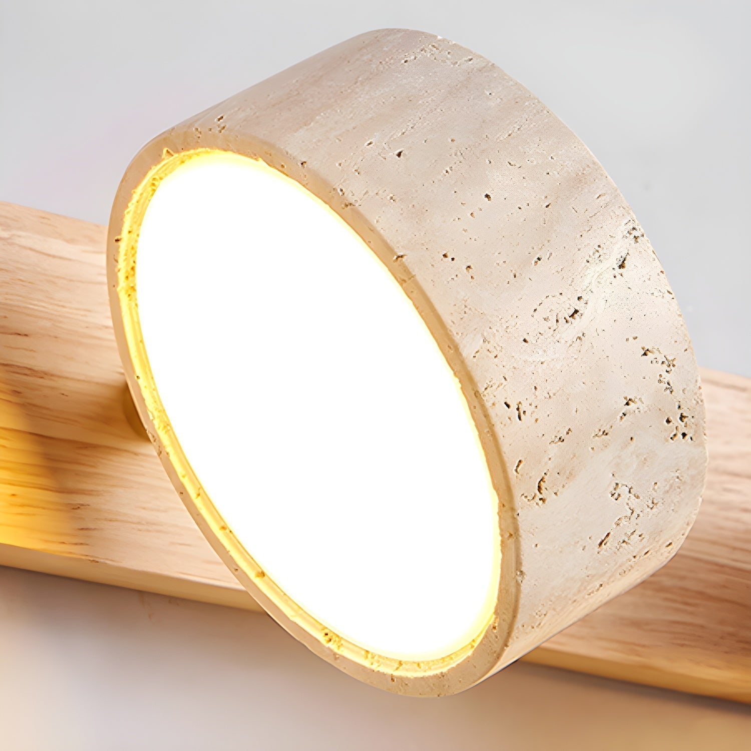 Tuelo Travertine Indoor Wall Light Neutral | ventumra