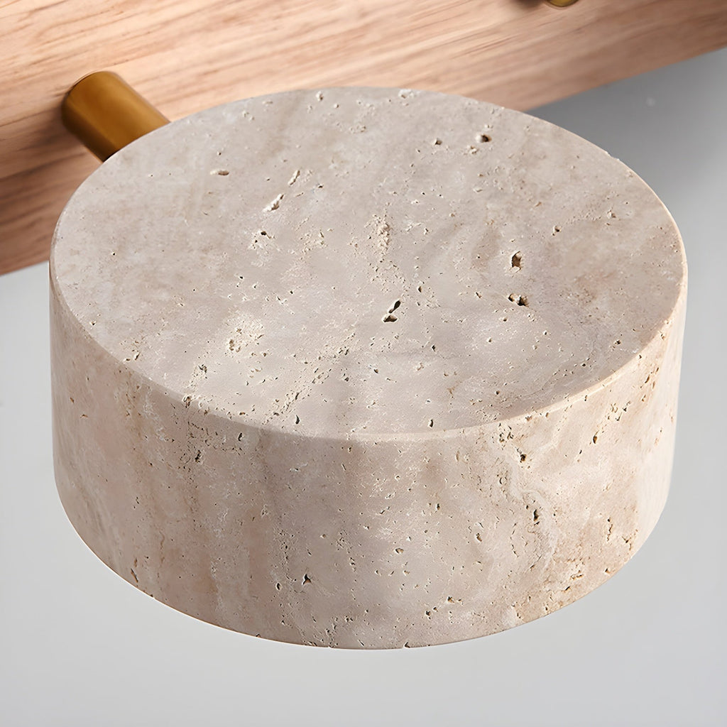 Tuelo Travertine Indoor Wall Light Neutral | ventumra