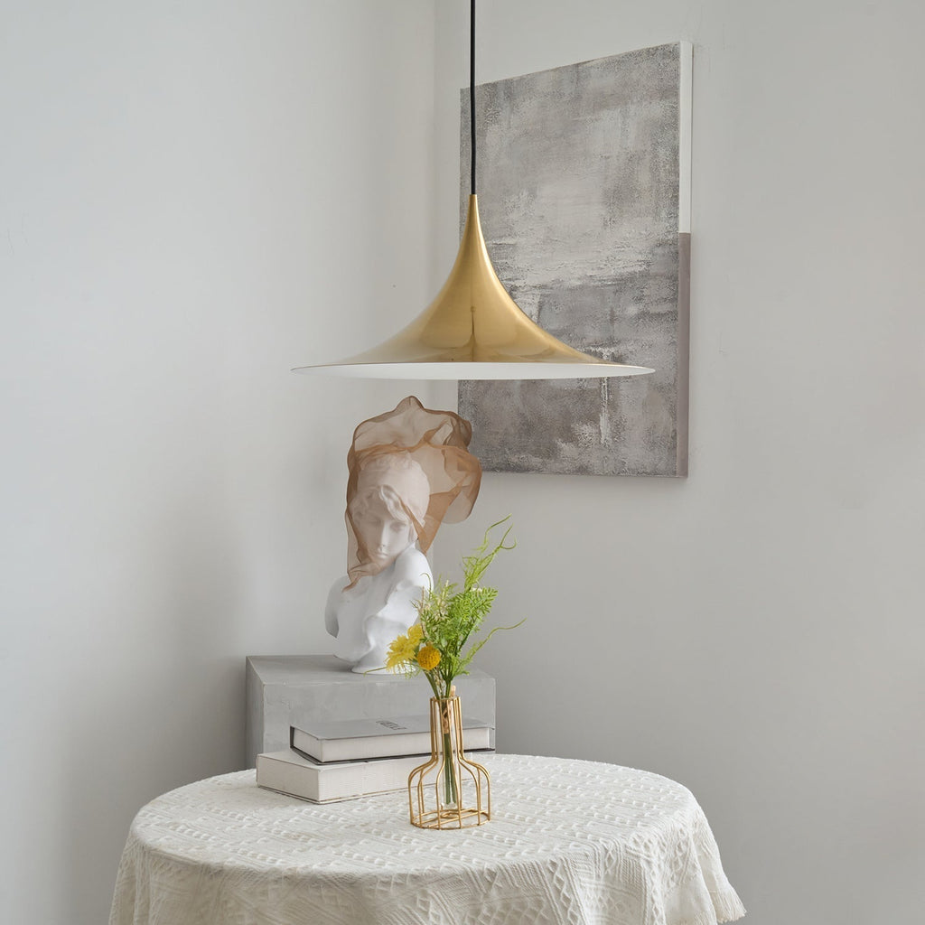 Pendant Lamp Slim Neck and Wide Flare Contemporary Dining | ventumra