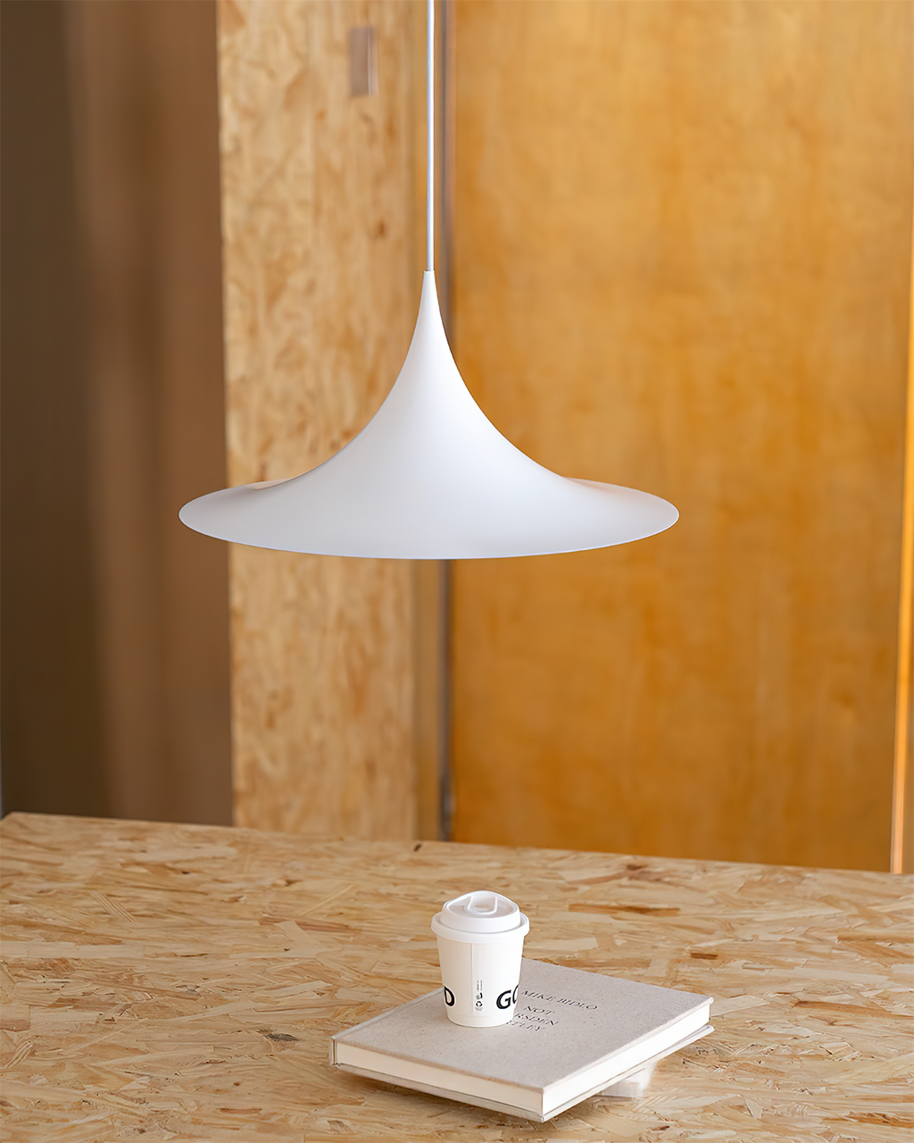 Pendant Lamp Slim Neck and Wide Flare Contemporary Dining | ventumra
