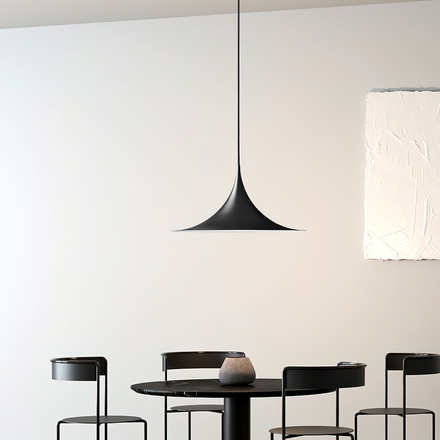 Pendant Lamp Slim Neck and Wide Flare Contemporary Dining | ventumra