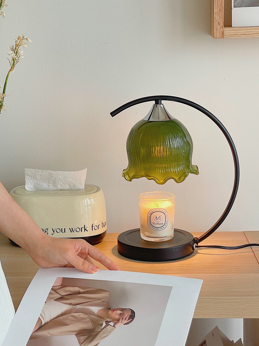 FloraNova Candle Warmer Lamp for Safe Scent Diffusion