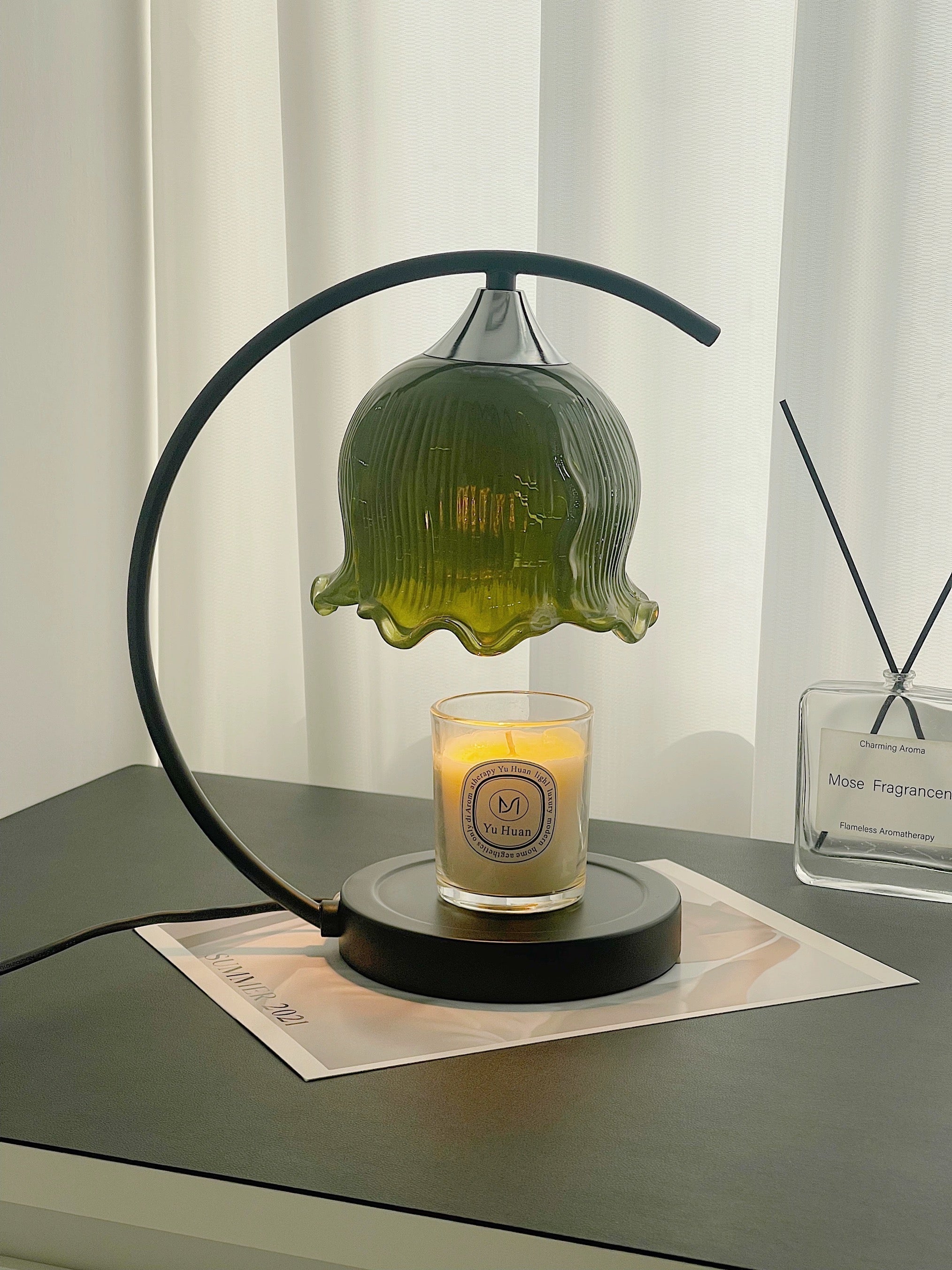 FloraNova Candle Warmer Lamp for Safe Scent Diffusion