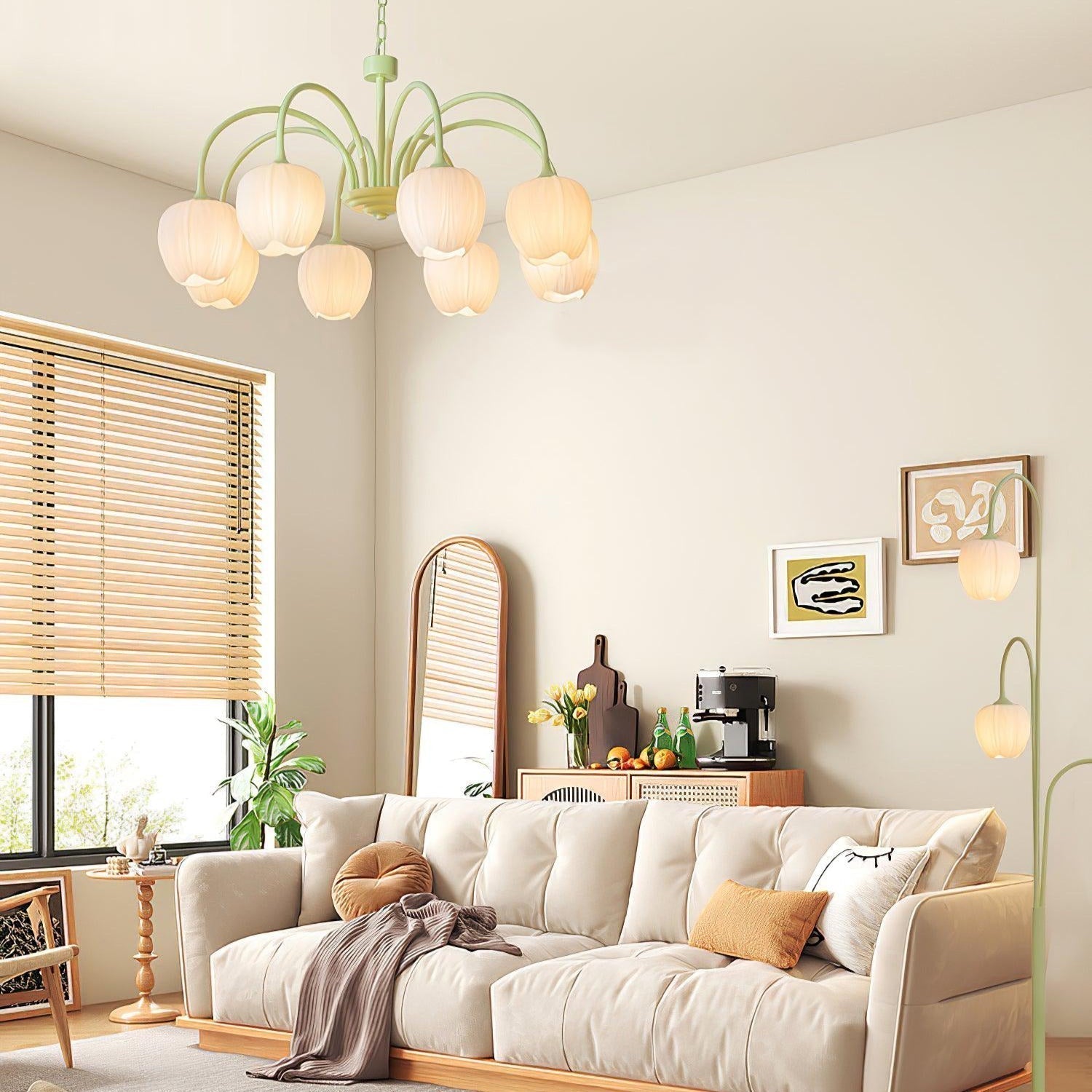 Tulip Fresh Chandeliers Glass | ventumra