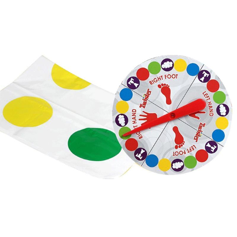 Twister Fun — Jogo clássico de movimento e equilíbrio — Pontos coloridos