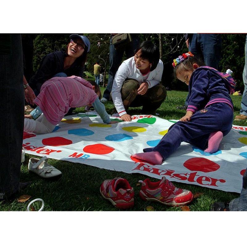 Twister Fun — Jogo clássico de movimento e equilíbrio — Pontos coloridos