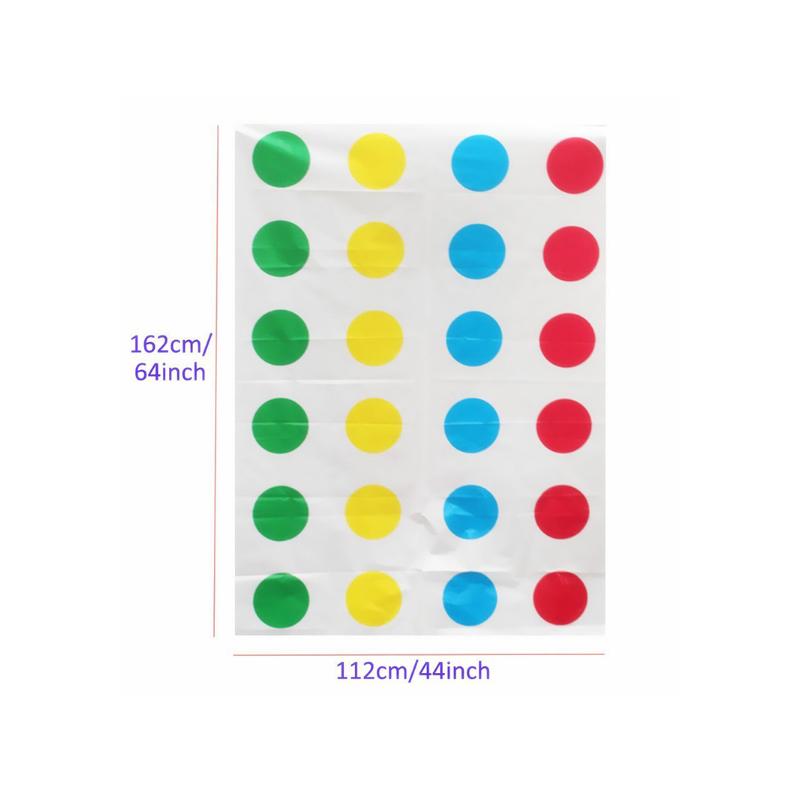 Twister Fun — Jogo clássico de movimento e equilíbrio — Pontos coloridos