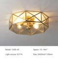 Elowen Copper Glass Chandelier | Nordic LED Pendant Light