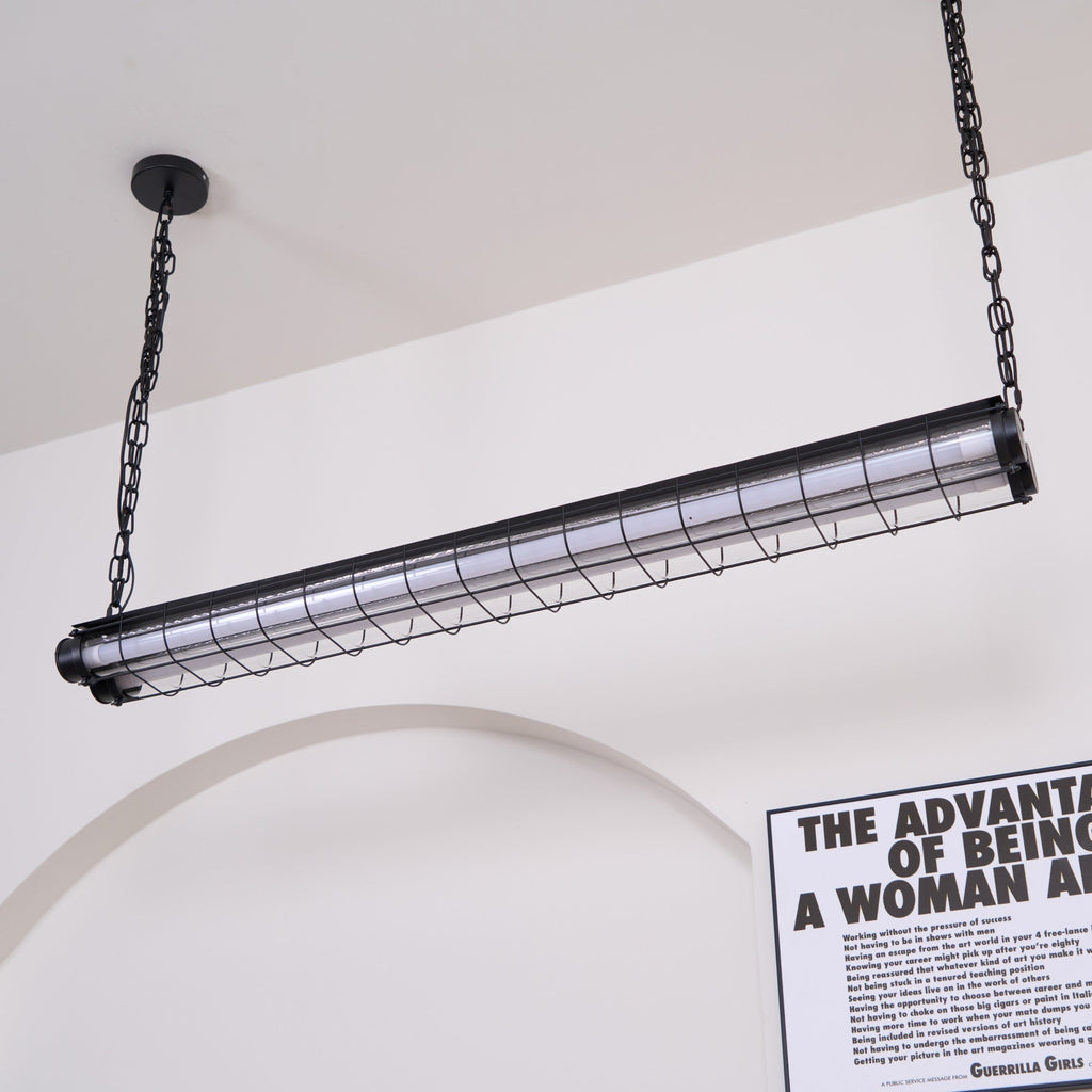 Arsorisra industriële lineaire hanglamp | ventumra