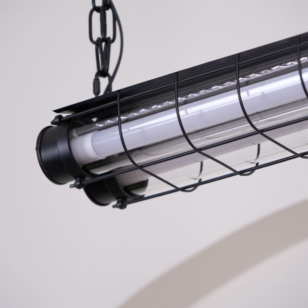 Arsorisra industriële lineaire hanglamp | ventumra