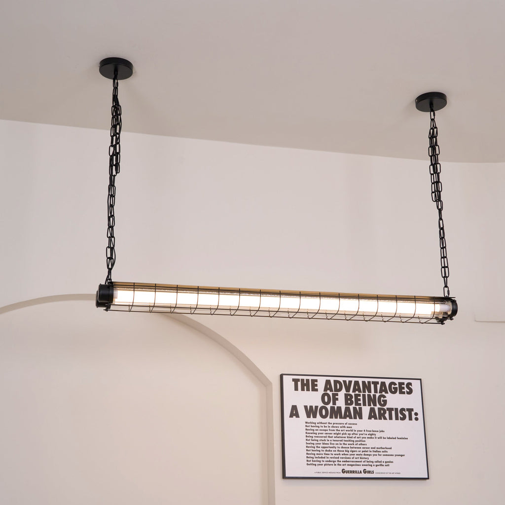 Arsorisra industriële lineaire hanglamp | ventumra