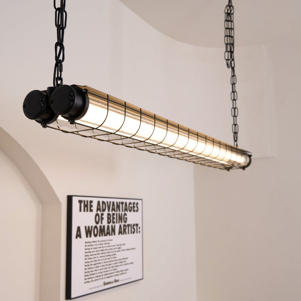 Arsorisra industriële lineaire hanglamp | ventumra
