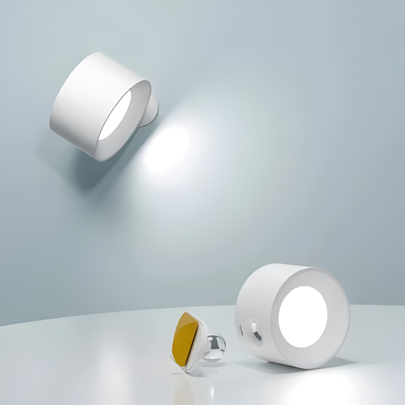 Dobíjecí magnetické nástěnné světlo - nastavitelná rotace o 360°