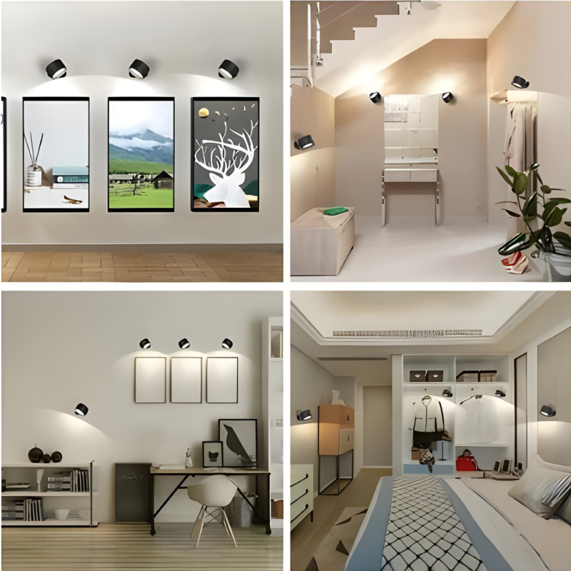 Dobíjecí magnetické nástěnné světlo - nastavitelná rotace o 360°