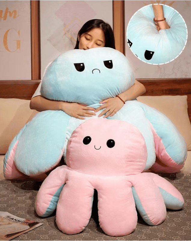 Plyšová chobotnice Snuggle Octo — mazlivé plyšové zvířátko