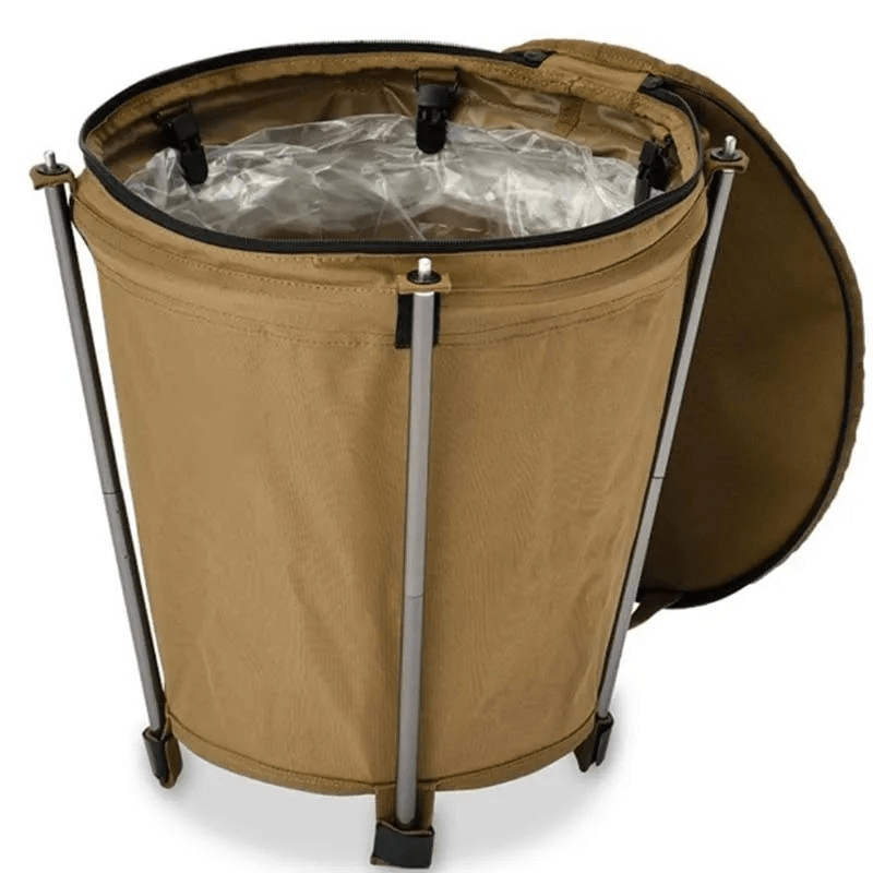 TrailNest zusammenklappbarer Campingbehälter — Fassungsvermögen 20 L, Oxford-Gewebe, PVC-Innenfutter