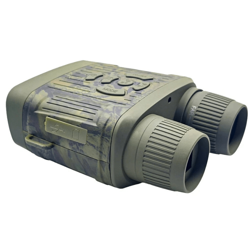 LumaGuard 300 Meter Range Night Vision Binoculars — Integrated Recording
