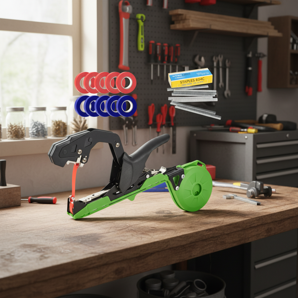 VineTether Pro Handheld Plant Tie Tool — Consistent Tension, Gentle Stem Fastening