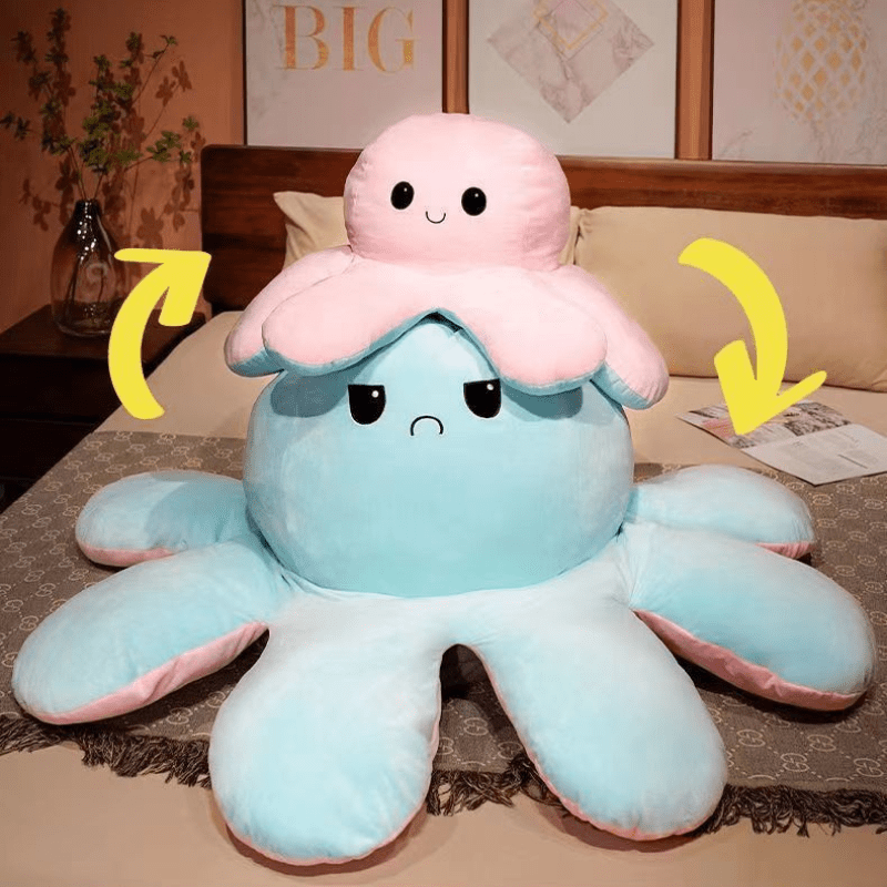 Plyšová chobotnice Snuggle Octo — mazlivé plyšové zvířátko