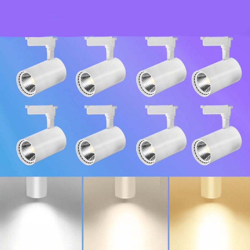 LED bodové světlo NovaGlow — otočný montážní držák, nastavitelný úhel svícení, COB pole