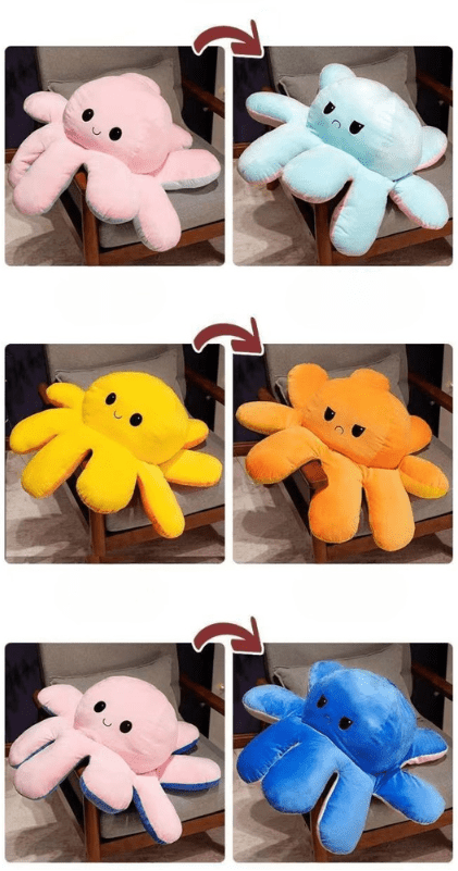 Plyšová chobotnice Snuggle Octo — mazlivé plyšové zvířátko