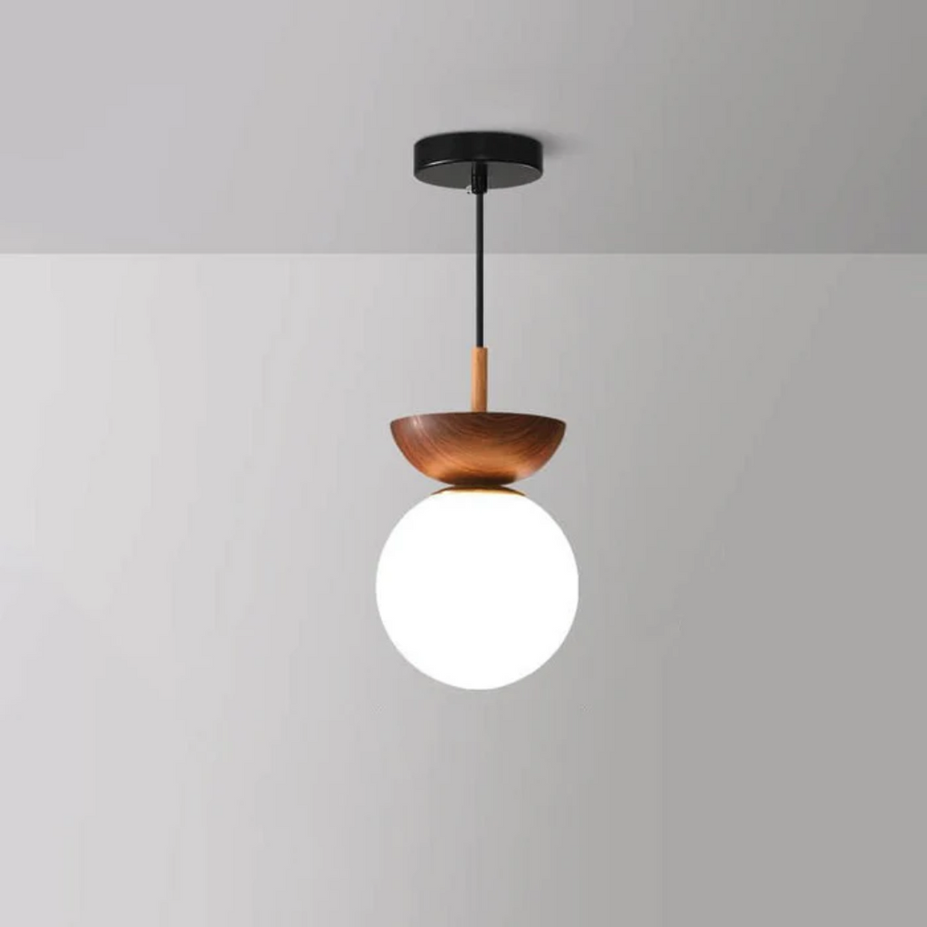 Hinode Japanese Style Dining Pendant Lamp With 3 Colors