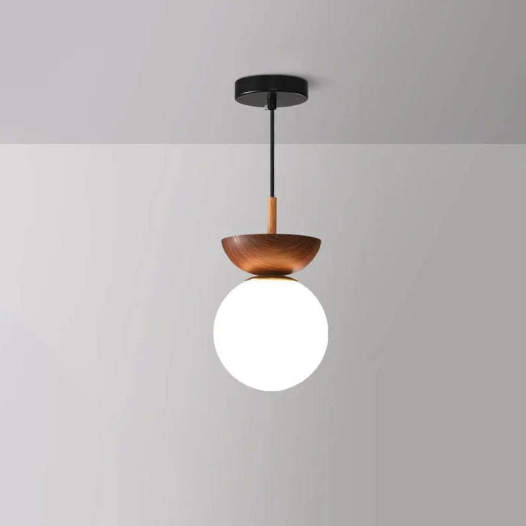 Hinode Japanese Style Dining Pendant Lamp With 3 Colors