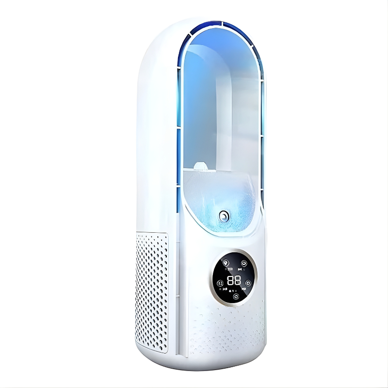Portable Bladeless Air Conditioner Fan — Quiet Cooling Breeze