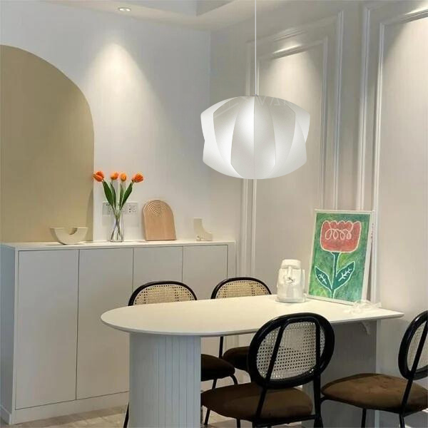 Aurelium Nordic Bubble Pendant Light in Semi-Wood Finish