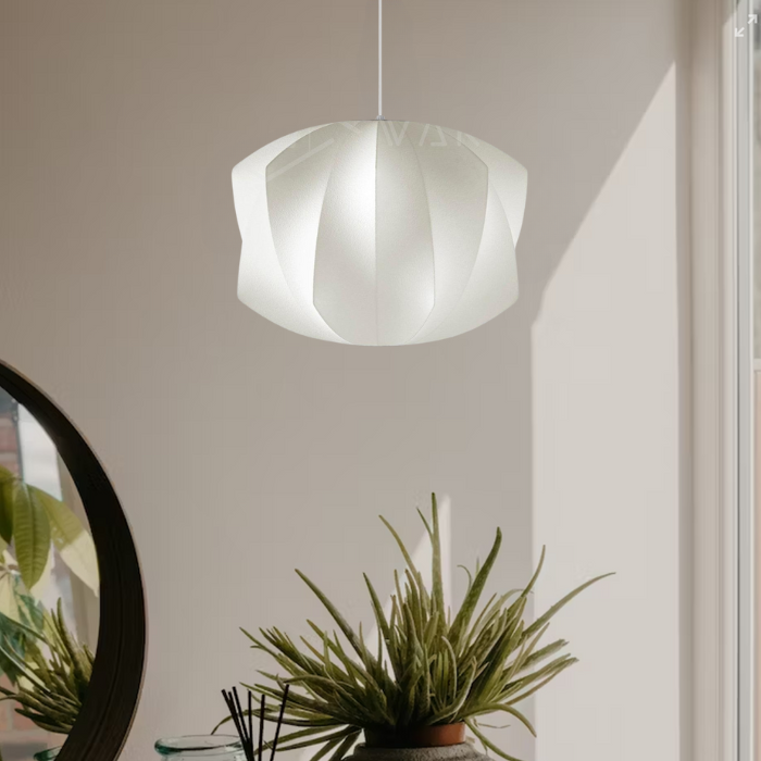Aurelium Nordic Bubble Pendant Light in Semi-Wood Finish