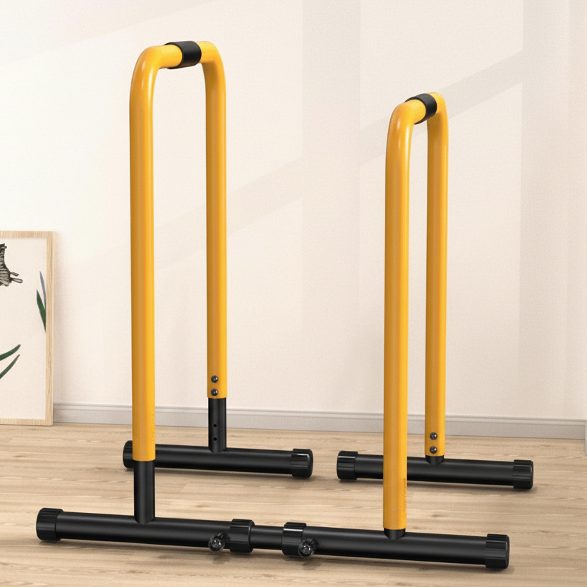 Stazione per dip regolabile FlexCore in acciaio — parallele rinforzate